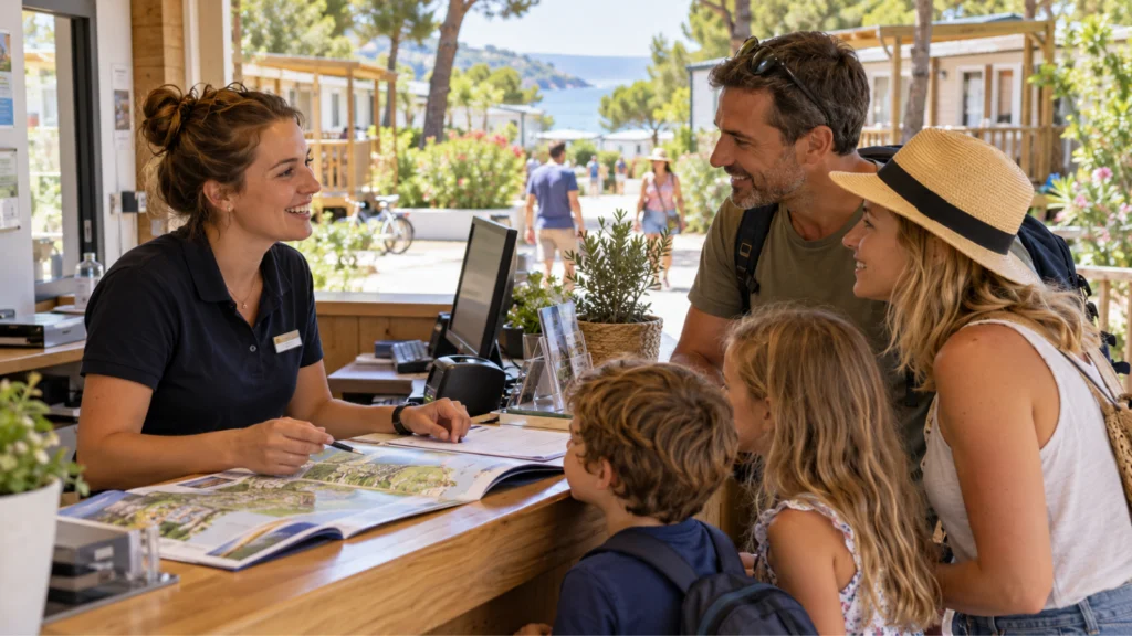 formation anglais accueil camping