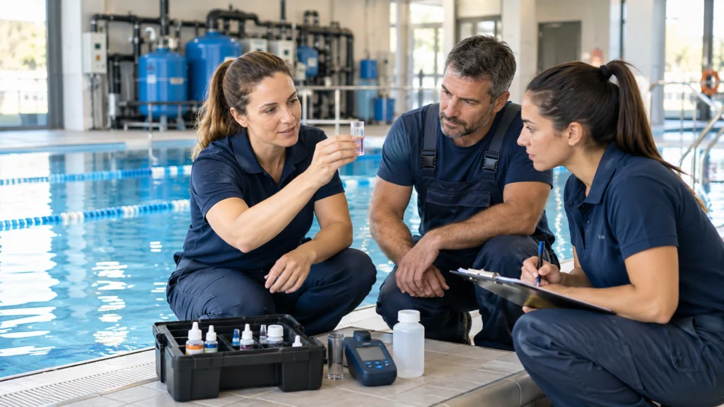 formation gestion de l'eau des piscines collectives
